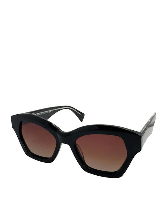 Funky Buddha Women's Sunglasses with Black Frame with Polarized Lens FBS2072/001