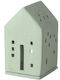 Raeder Lighthouse Candle Holder suitable for Tealights in White Color 5.7x7x7cm 1pcs