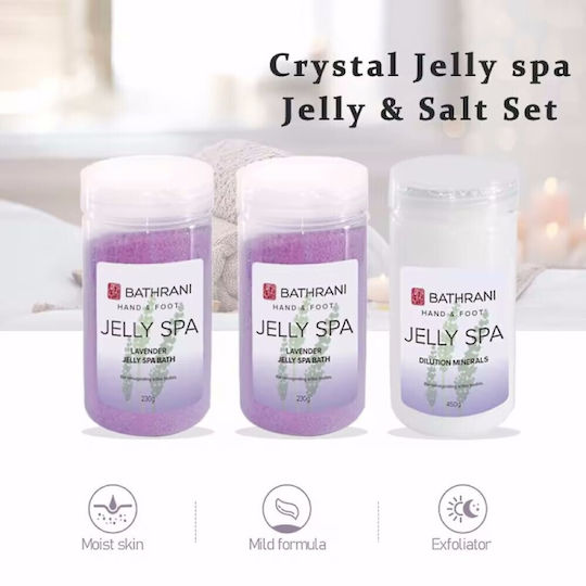 Set 2 Steps Hand & Foot Jelly Spa Bath Bathrani Lavender