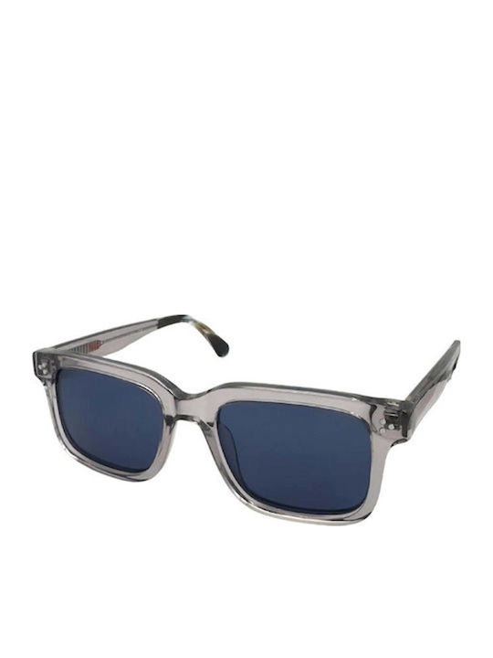 Funky Buddha Unisex Γυαλιά Ηλίου με Γκρι Σκελετό και Μπλε Polarized Φακό FBS2043/011