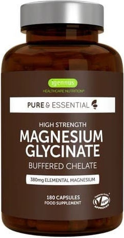 iGennus Pure & Essential Magnesium Glycinate 200mg 180 Mützen