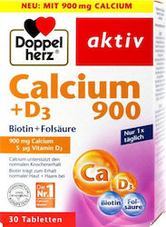 Doppelherz Calcium + D3 30 ταμπλέτες Doppelherz Calcium + D3 30 ταμπλέτες