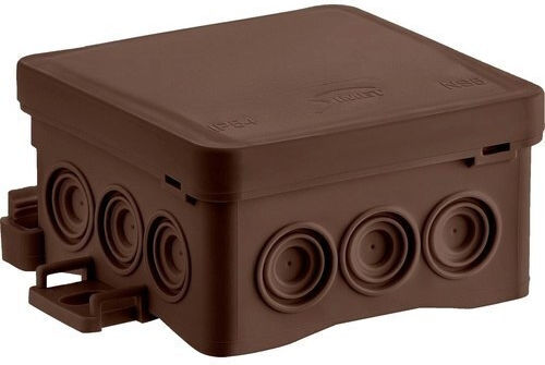 Simet Eingebautes Elektrisches Gehäuse IP54 in Braun Farbe