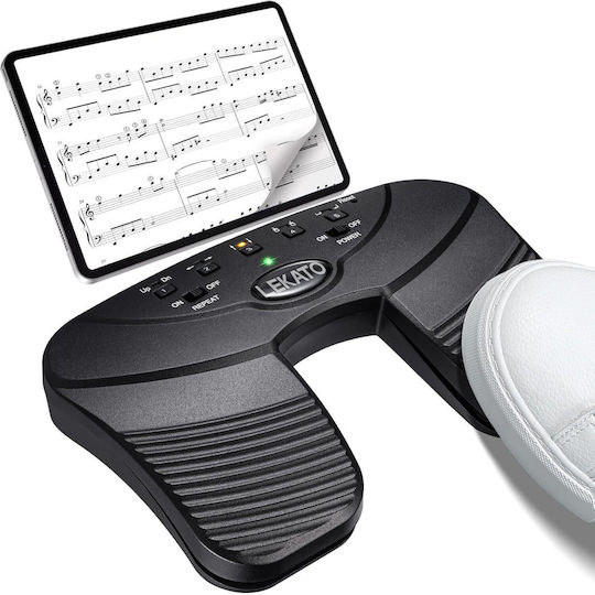 Pedală Bluetooth Pentru Răsfoirea Paginilor 5 Moduri De Operare Portabilă Reîncărcabilă Cu Baterie Silențioasă Compatibilă Cu Windows Android Ios