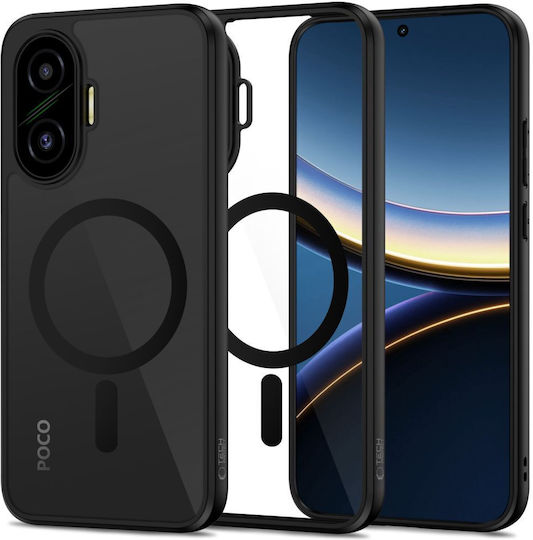Tech-Protect Magmat Back Cover Silicone / Plastic 2mm Black (Poco F7)