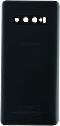 Samsung Galaxy S10 Plus Battery Door Battery Door Adhesive Back Camera Lens Bezel Prism Black OEM Samsung Galaxy S10 Plus Battery Door Battery Door Adhesive Back Camera Lens Bezel Prism Black OEM