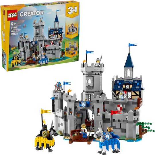 LEGO Creator Medieval Horse Knight Castle for Ages 9+ 1371 Pieces