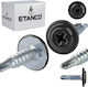 Etanco Sheet Metal Screw Galvanized with Diameter M4.2 and Length 16mm 250pcs