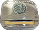 Tabakiera Zigarettenstopfmaschine Metallisch Silber Design Pappus 8x9cm 47302-100
