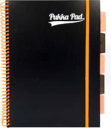 Pukka Pad Σπιράλ Καρέ Α4 Μαύρο
