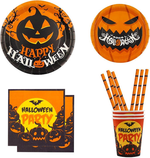Σετ Σερβιρίσματος για Party Halloween 10τμχ