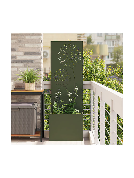vidaXL Ghiveci Metal Ladi 50x140x140cm.
