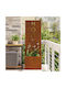 vidaXL Γλάστρα Μεταλλική Σκ Rusty 50x140x140εκ.