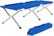 Folding Camp Bed/Cot Aluminum Single 187x70cm