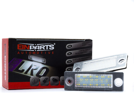 Einparts LED Светлини За Регистрационната Табела Seat Алхамбра Шкода Октавия Фолксваген Шаран 2004 2008 2 Бройки