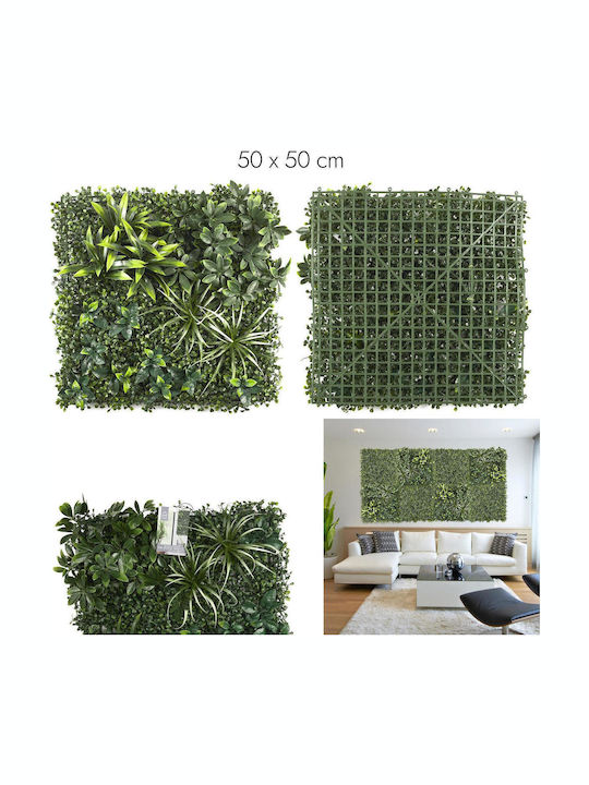 The Home Deco Factory Συνθετικό Πάνελ Φυλλωσιάς 50x50cm