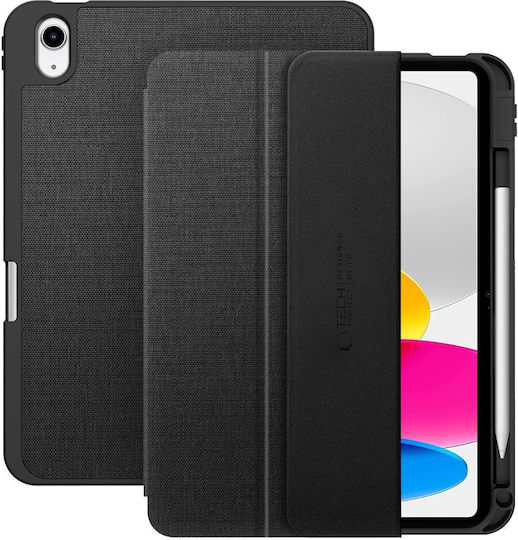 Tech-Protect Flip Cover Negra (iPad 10,9” 10/2022, iPad 11” 11/2025) TPSCPIPAD10B