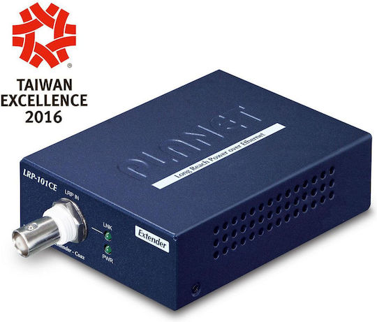 Planet 1-порт 10/100tx PoE PSE + LRP-101CE