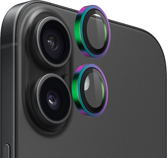 Blueo Camera Protection Metal Frame Black for the iPhone 15, iPhone 15 Plus
