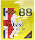 Rotosound Rs88ld Tru Σετ Χορδών Nylon Μπάσου 65 - 115"