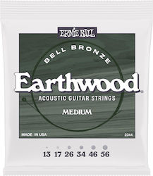 Ernie Ball Earthwood P02344 Χορδές 13 - 56" Ακουστικής Κιθάρας