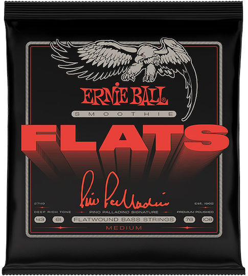 Ernie Ball Cobalt Bass Strings Set 43 - 108