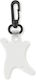 Headphone Cable Organizer Clip White Plastic 10x4x0.3
