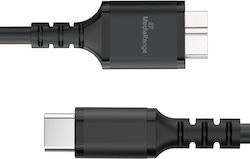 MediaRange USB 3.0 USB-C male - micro USB-B 15W 0.5m (MRCS257) MediaRange USB 3.0 USB-C male - micro USB-B 15W 0.5m (MRCS257)
