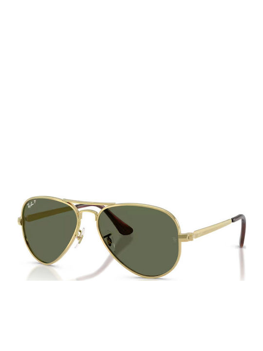 Ray Ban Unisex Sunglasses With Gold Metallic Fr...