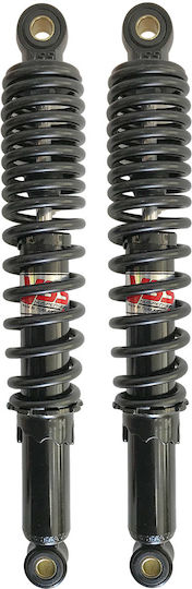 Shock Absorbers Pair Back 34cm Progressive Spring Honda Innova 125 Supra 100 Yss Black