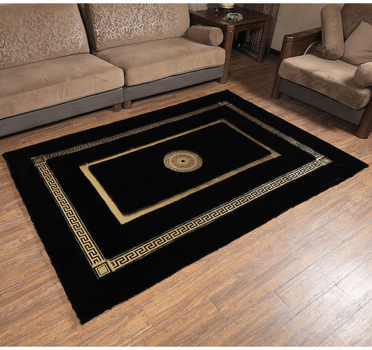 Saray Home Luxurius 160x220cm Γούνινο Μαύρο Saray Home Luxurius 160x220cm Γούνινο Μαύρο