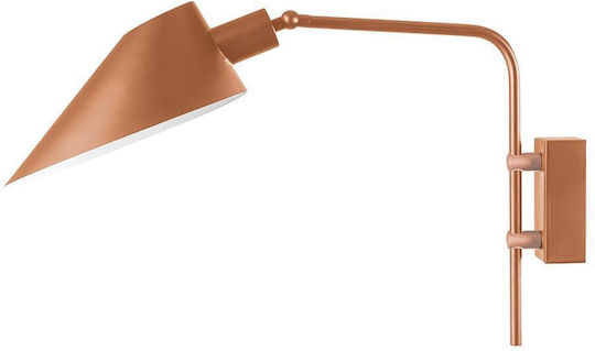 Luma Leuchte Wand mit Fassung E27 Kupfer