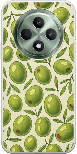 Olive Vibes Oppo Reno 12 F 5g Flexible Tpu Διάφανη Σιλικόνη