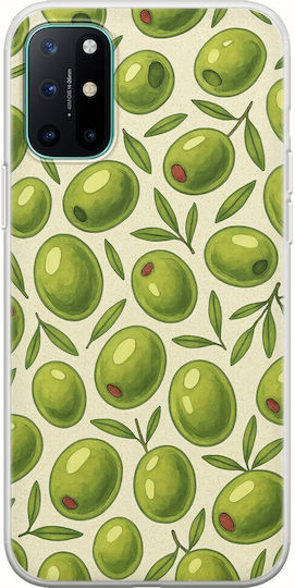 Olive Vibes OnePlus 8T Гъвкав TPU Прозрачен Силикон
