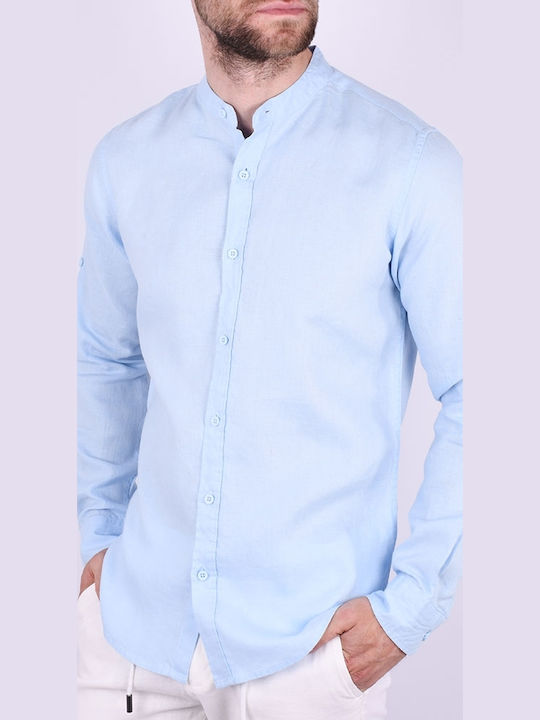 Дълъг ръкав Риза Light Blue