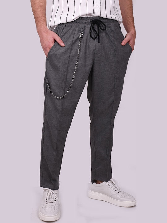 Παντελόνι Chino σε Slim Εφαρμογή Γκρι