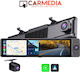 Carmedia Mirror Car DVR Set with Rear Camera