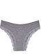 Women's Slip with Lace Gray