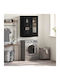 vidaXL Badezimmerschrank B69.5xT34xH90cm Schwarz