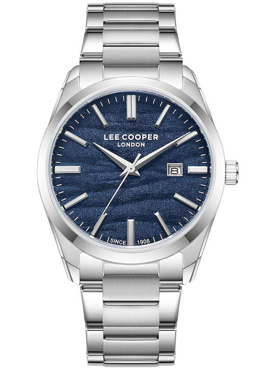 Lee Cooper Men's Bracelet Watch with Silver Met...