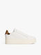 Флатформи Sneakers Εκρού Λεοπαρ