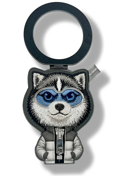 Magnetischer Anhänger Nimmy Cool&cute 2.0 Wolf Schwarz
