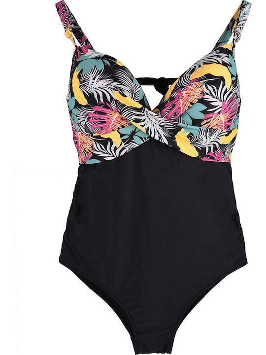Cu push-up Floral Black