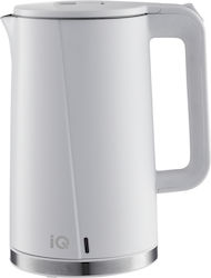 IQ EK-268 1.7lt με Ισχύ 2200W Λευκός IQ EK-268 1.7lt με Ισχύ 2200W Λευκός