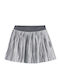 Kids' Pleated Skirt Silver