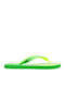 Women's Flat Sandals in Green Color