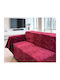 Linea Home Flame Set De Pleduri 3 Buc Jacquard Burgundy