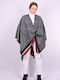 T & D Beach Poncho Black