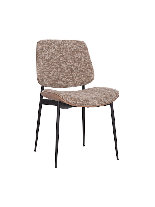 Conti Stühle Speisesaal Black, Brown 2Stück 49x56x82cm