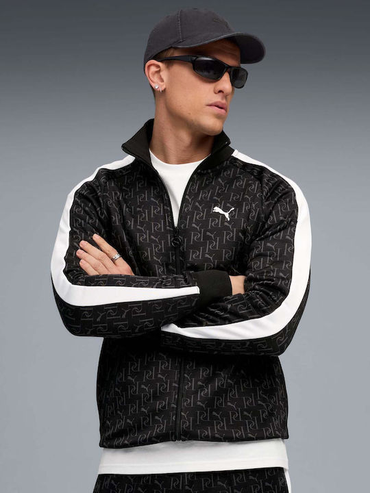 PUMA T7 Ανδρική Ζακέτα Μαύρη